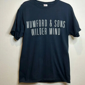 2015 Mumford & Sons  Tour Shirt. 100% Cotton. PTP 18”.